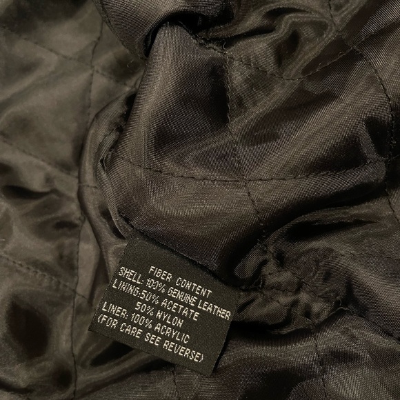 LEATHER LETTERMAN STYLE JACKET THUNDER VALLEY CASINO Size XL - Picture 8 of 11